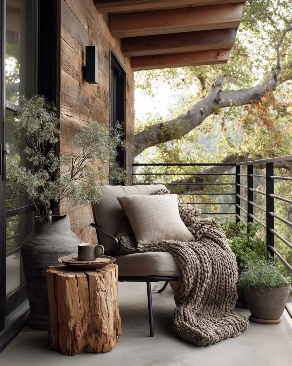 Earthy Urban Porch Decor Ideas - Featured