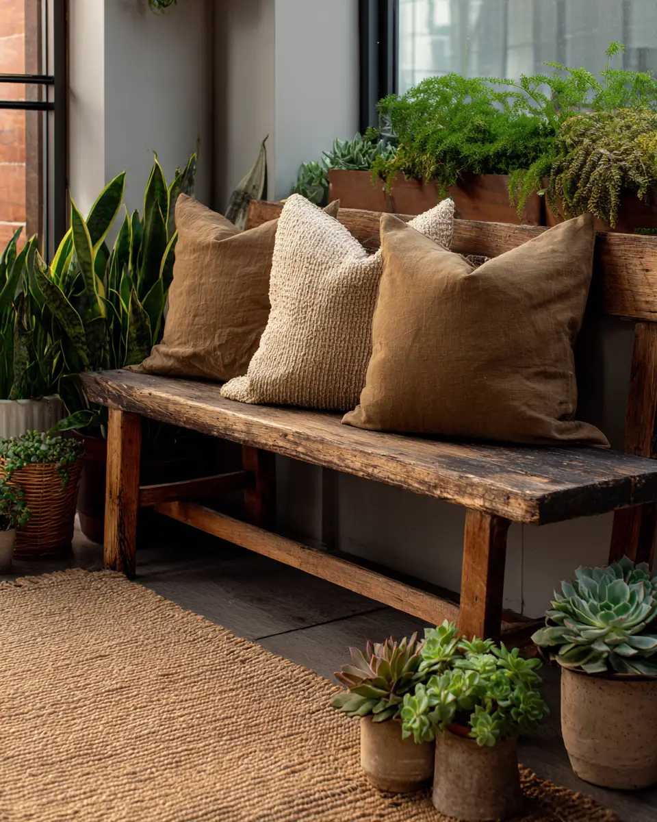 Earthy Urban Porch Decor Ideas