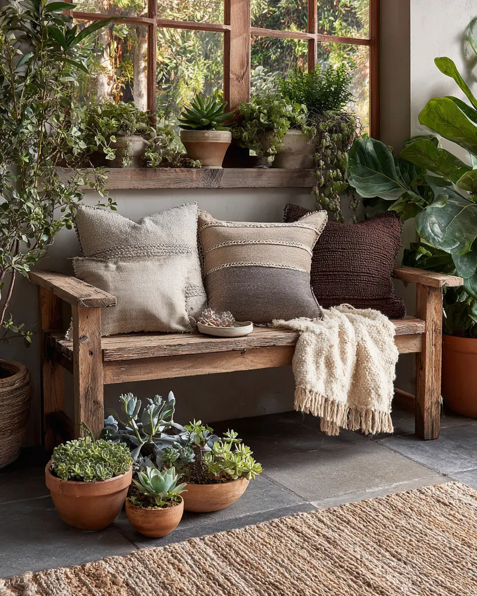 Earthy Urban Porch Decor Ideas