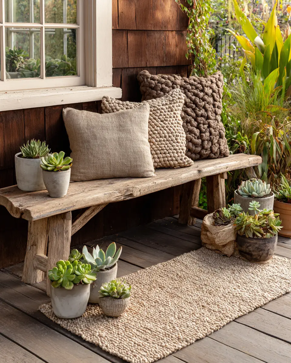 Earthy Urban Porch Decor Ideas