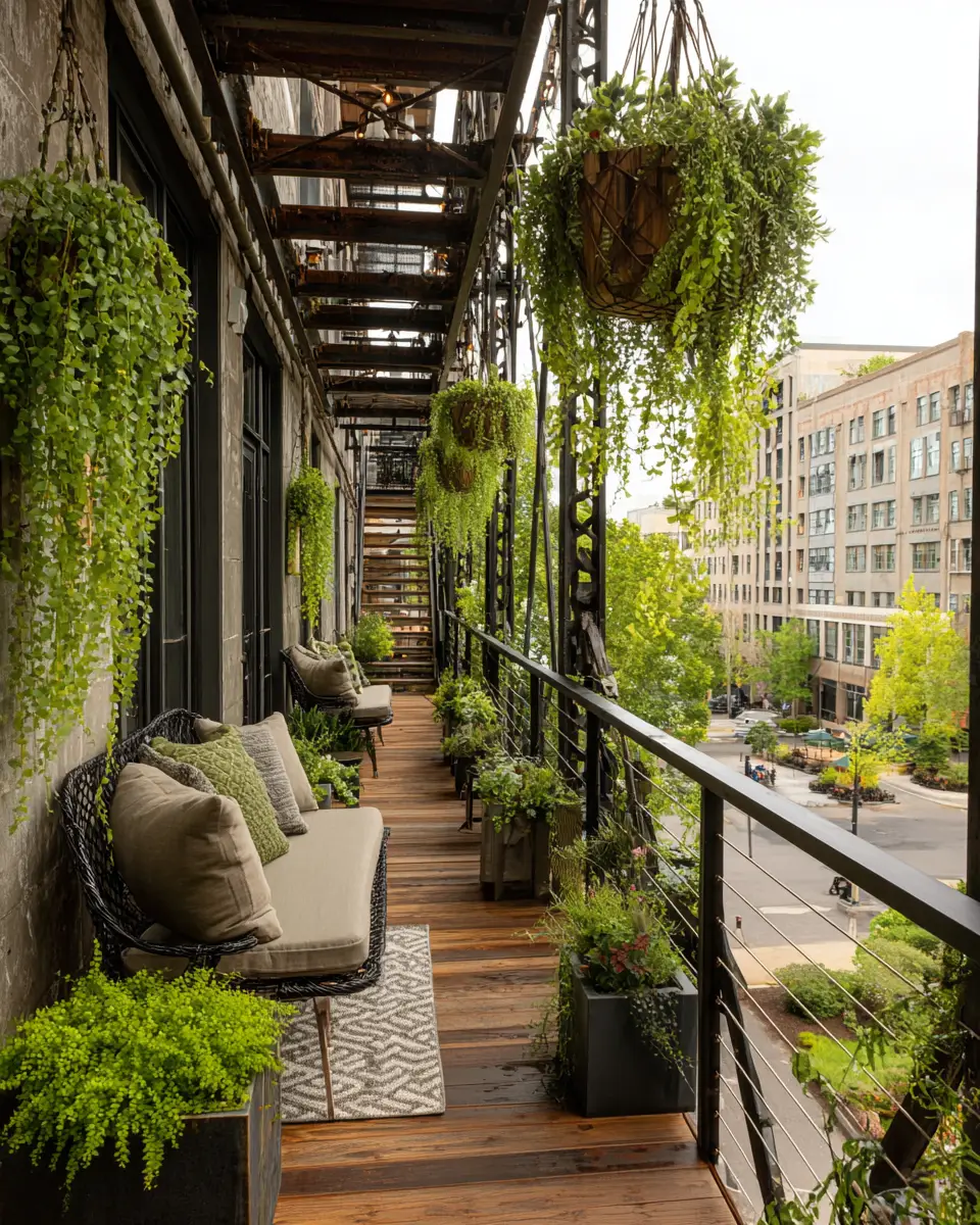 Earthy Urban Porch Decor Ideas