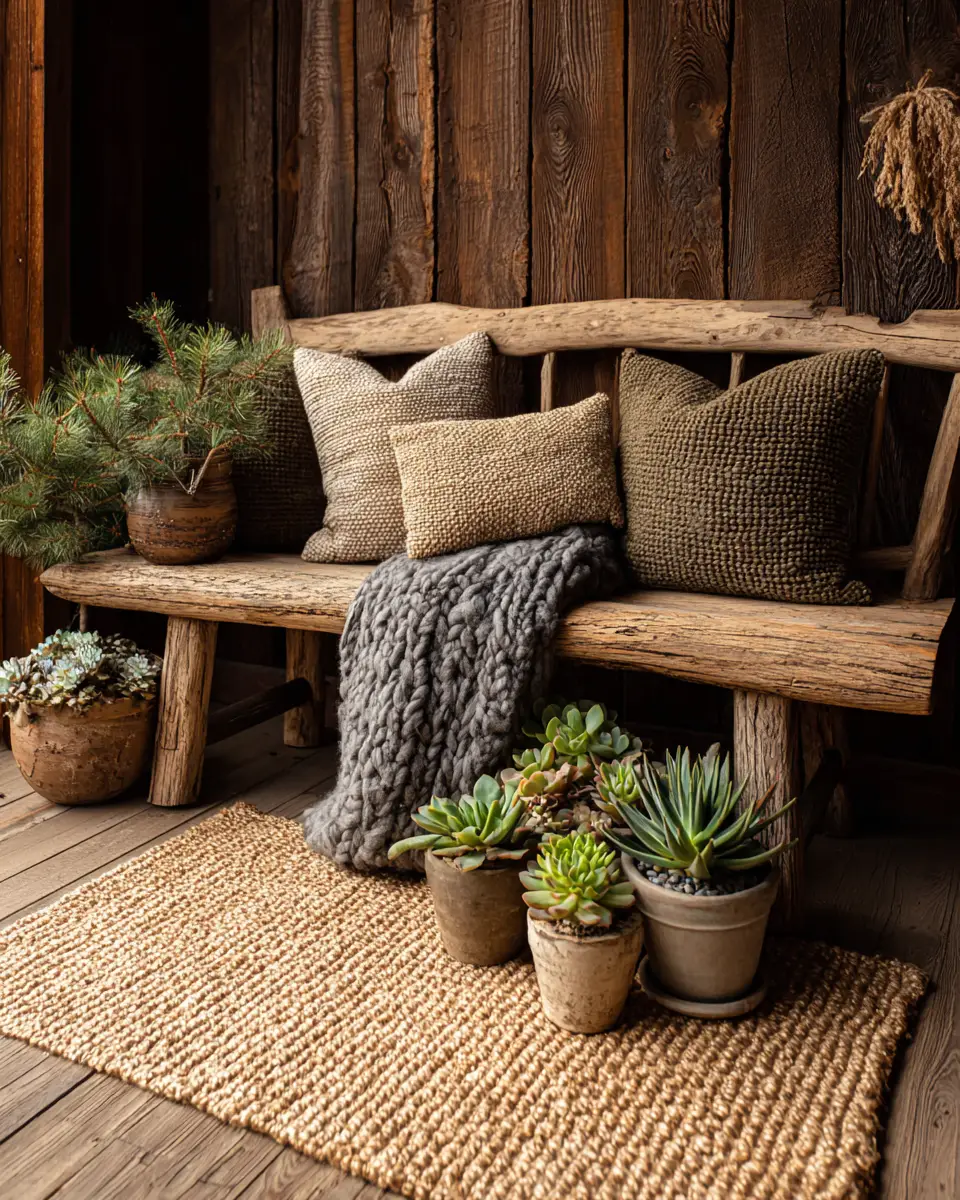 Earthy Urban Porch Decor Ideas