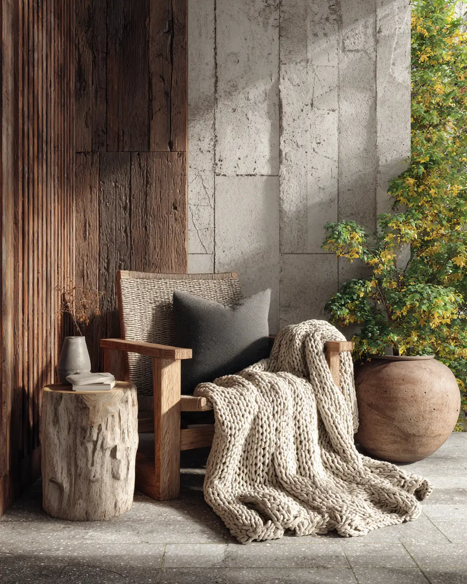 Earthy Urban Porch Decor Ideas