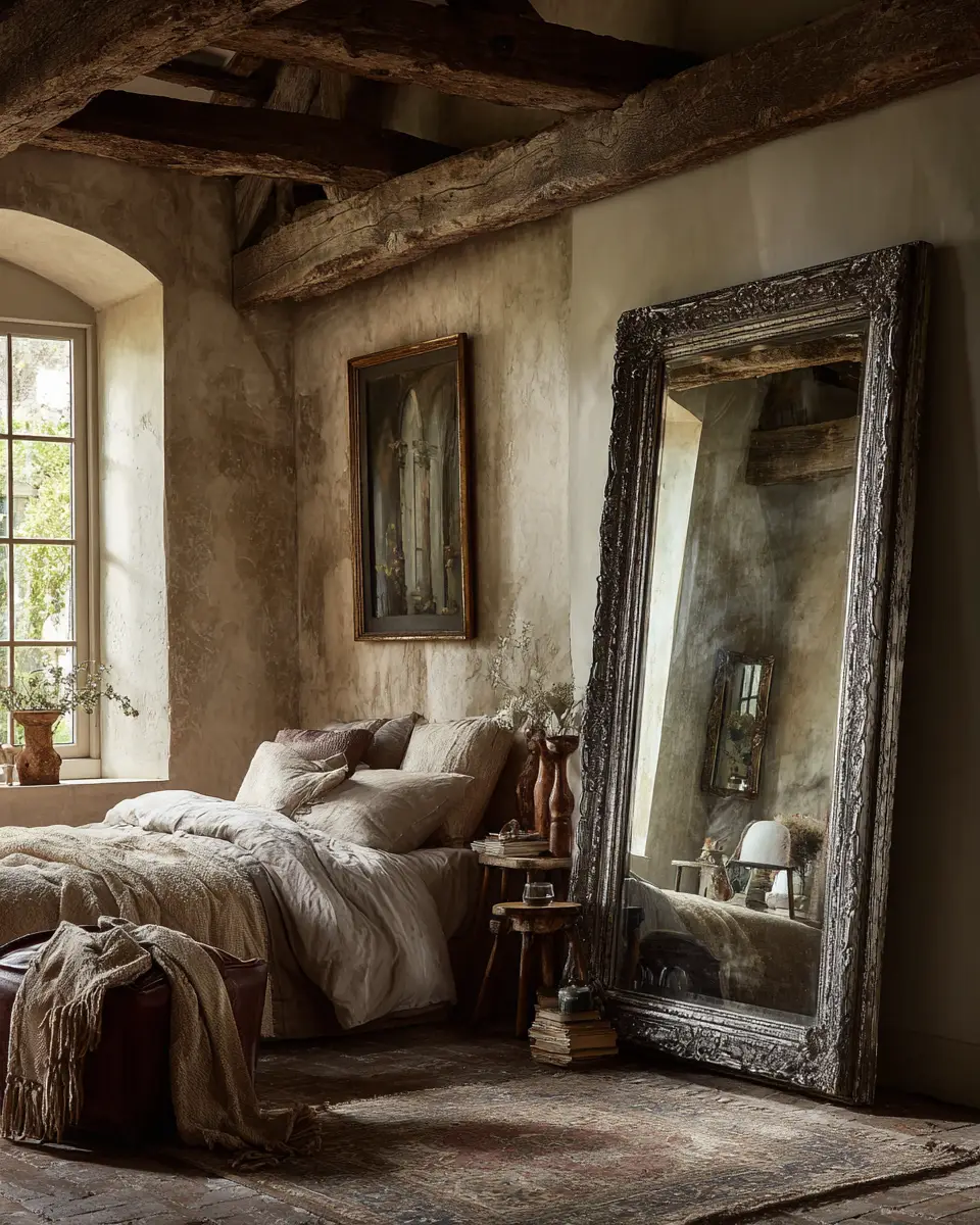 Earthy Vintage Bedroom Decor Ideas