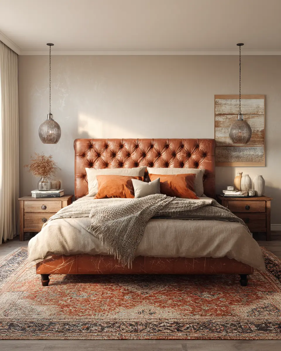 Earthy Vintage Bedroom Decor Ideas