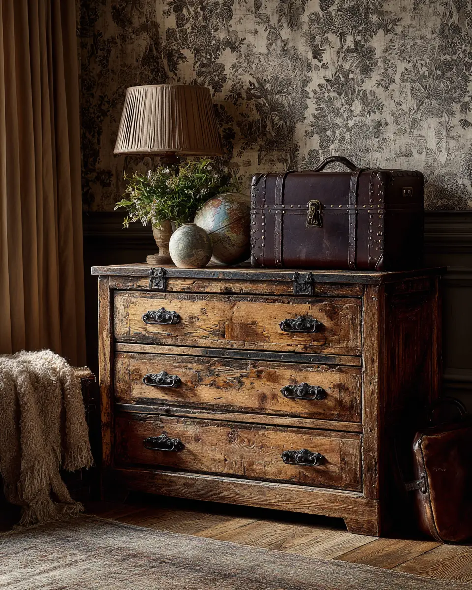 Earthy Vintage Bedroom Decor Ideas