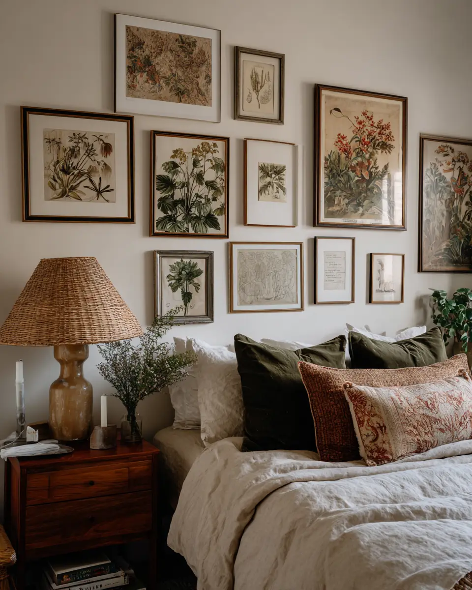 Earthy Vintage Bedroom Decor Ideas