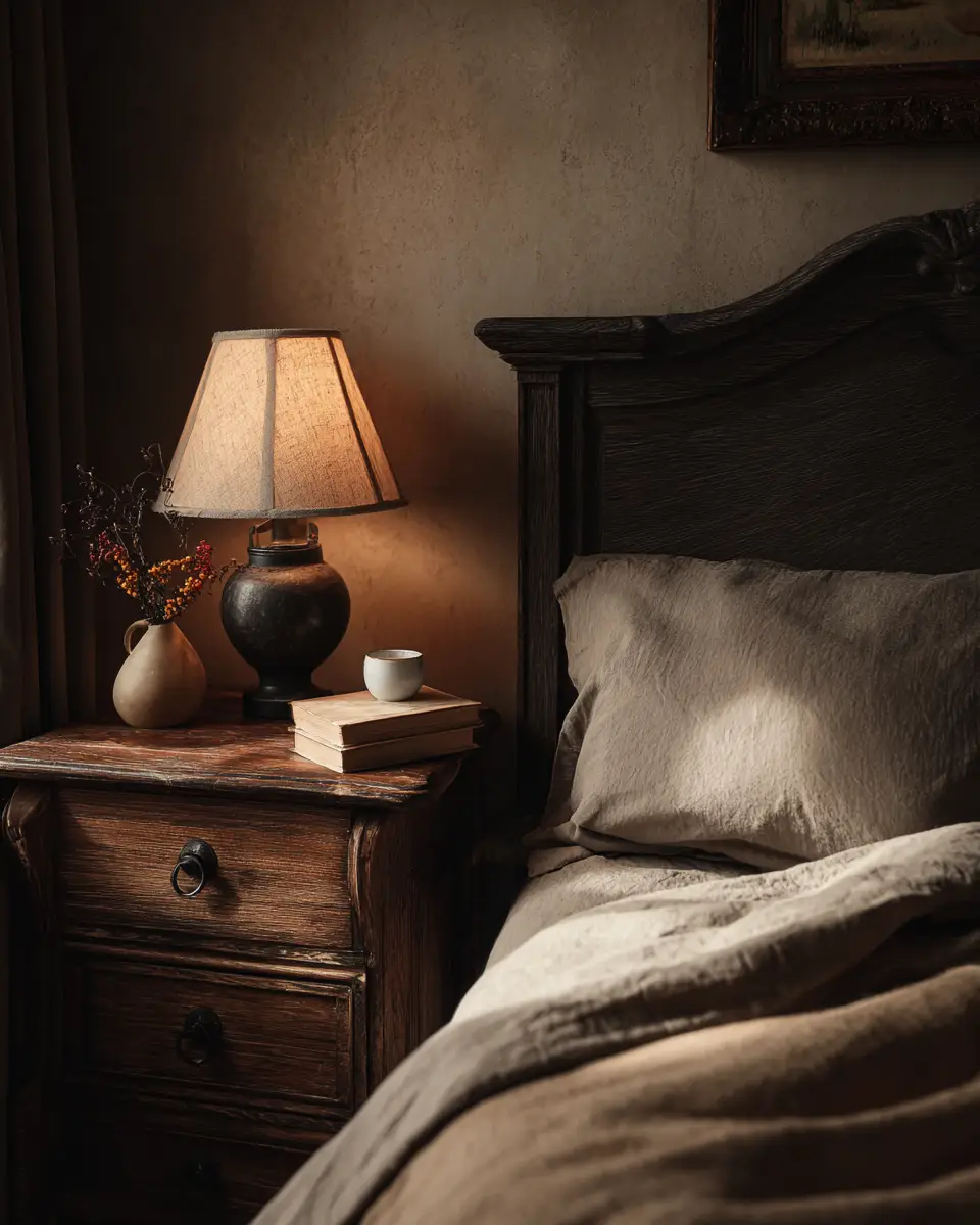 Earthy Vintage Bedroom Decor Ideas