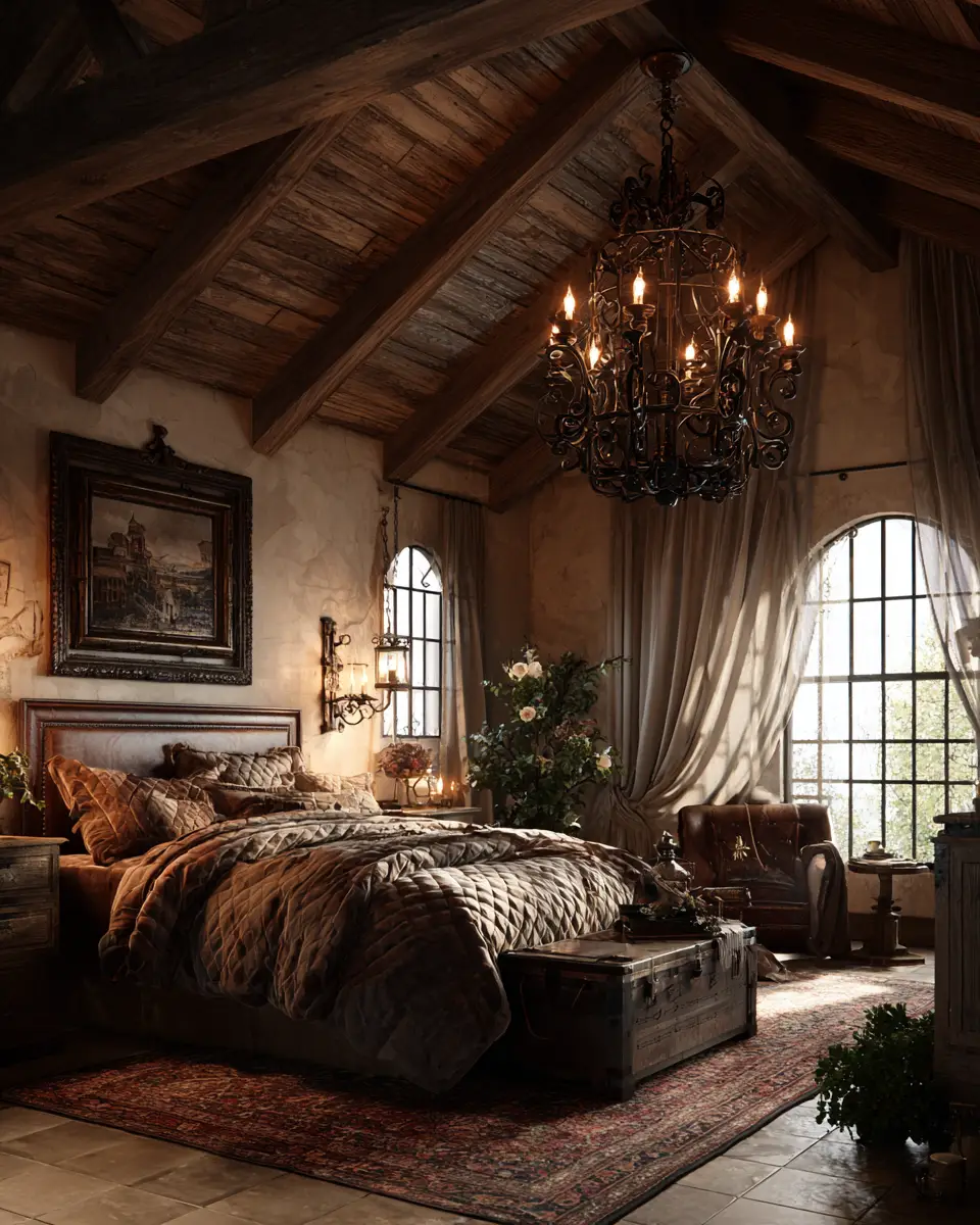Earthy Vintage Bedroom Decor Ideas