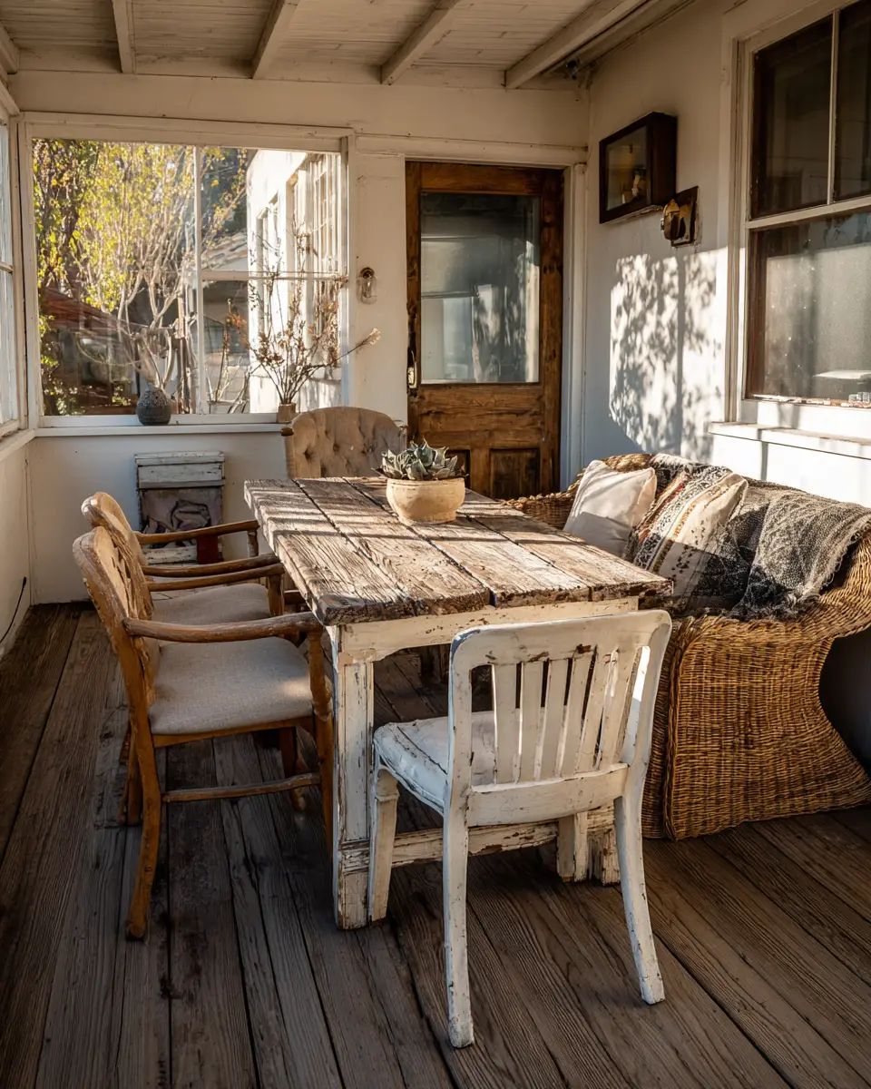 Earthy Vintage Porch Decor Ideas