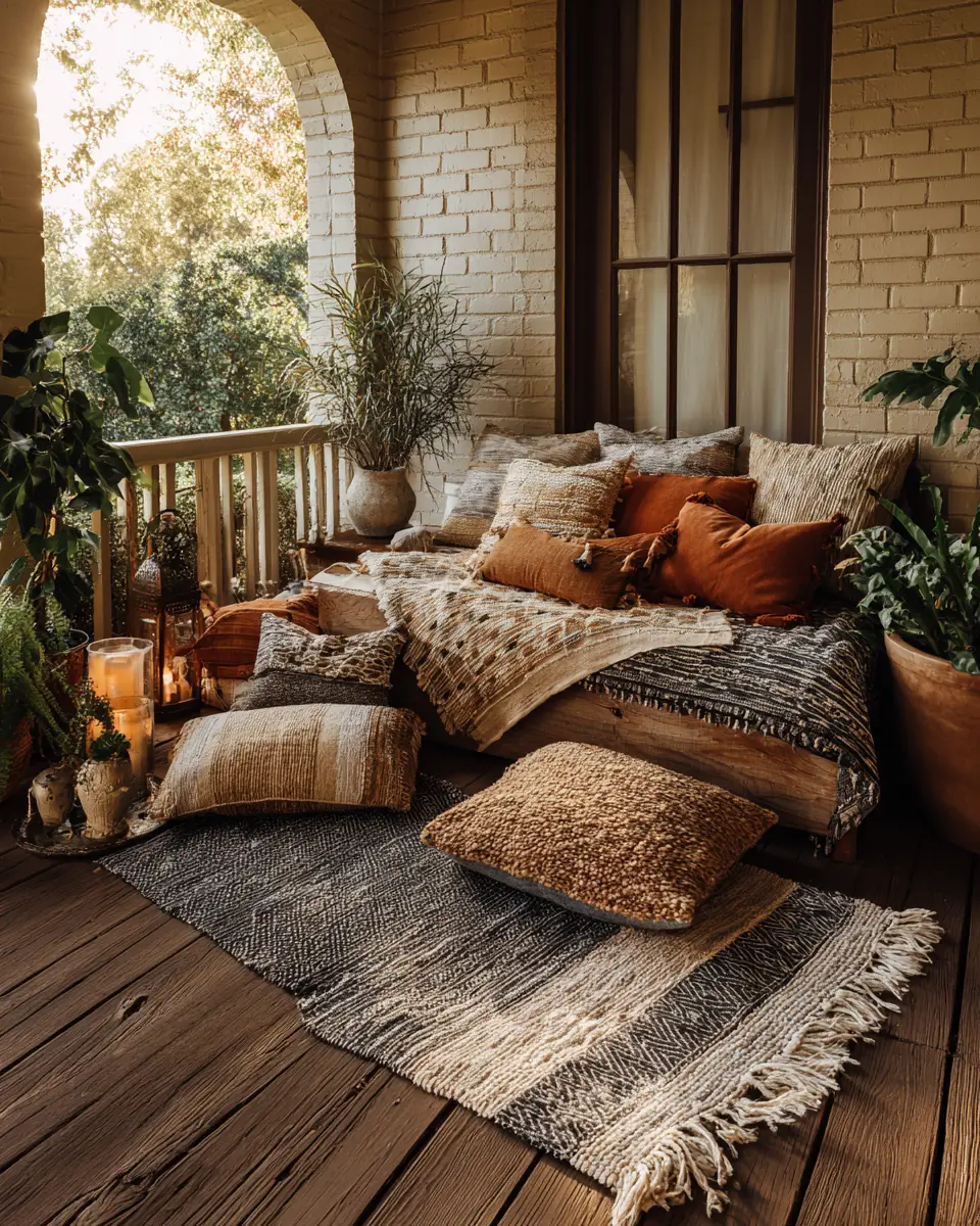 Earthy Vintage Porch Decor Ideas