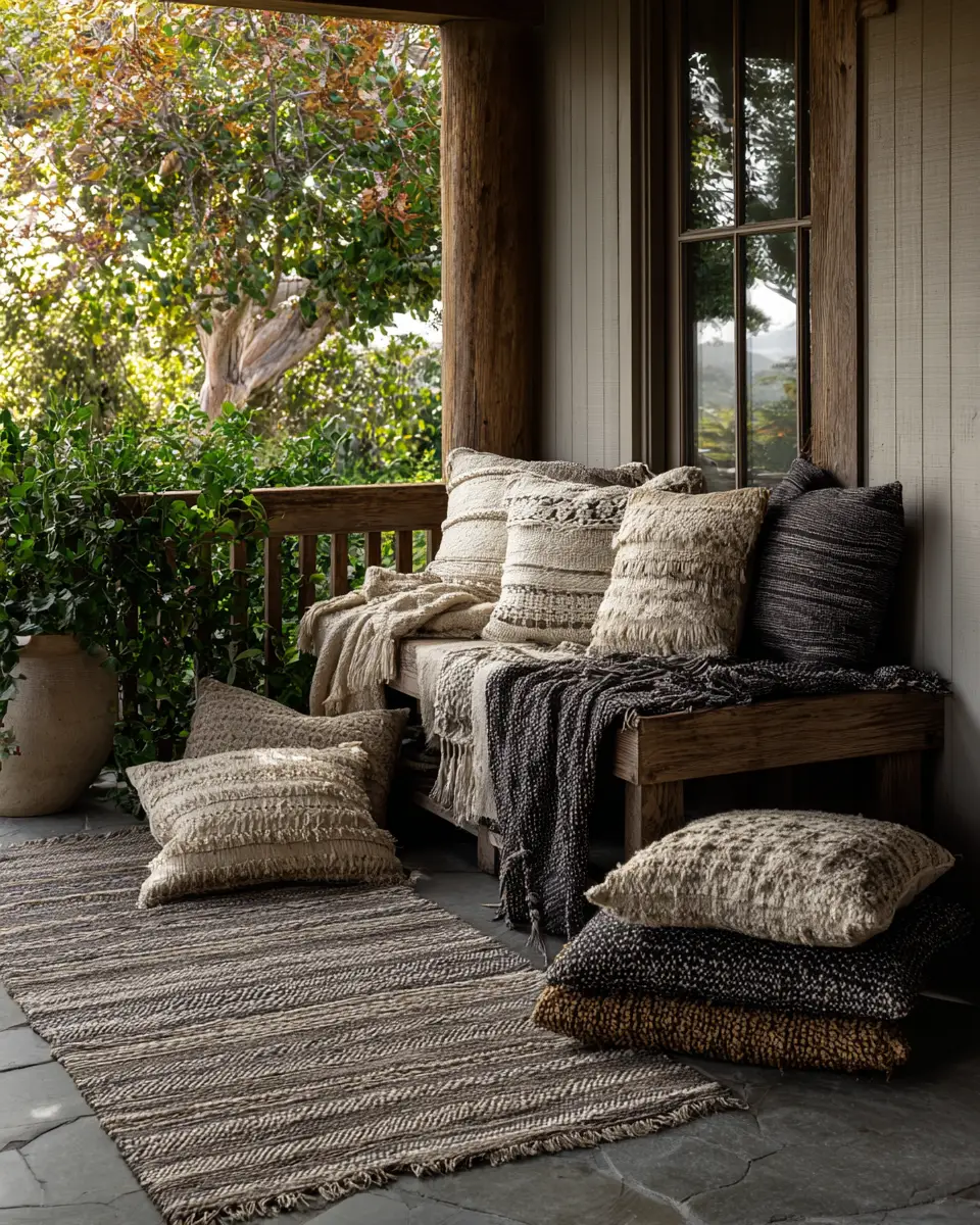 Earthy Vintage Porch Decor Ideas