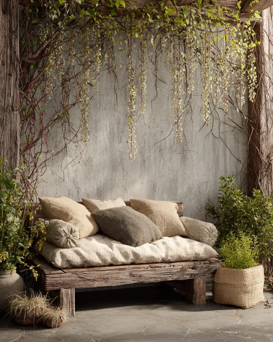 Earthy Vintage Porch Decor Ideas