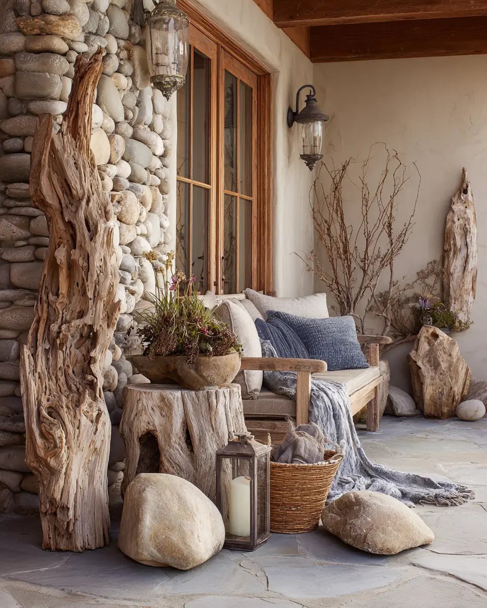 Earthy Vintage Porch Decor Ideas