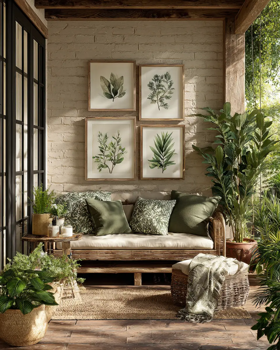 Earthy Vintage Porch Decor Ideas