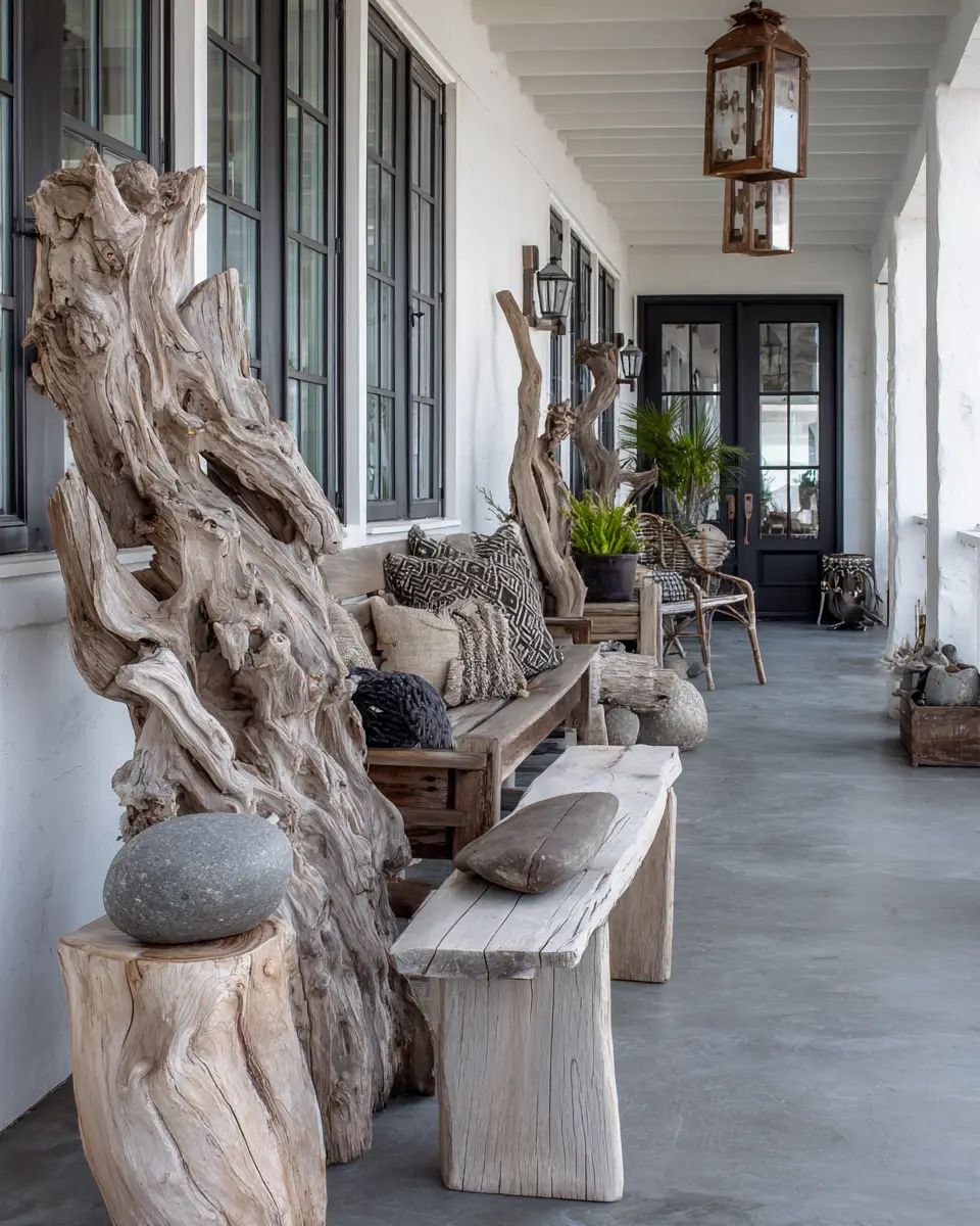 Earthy Vintage Porch Decor Ideas