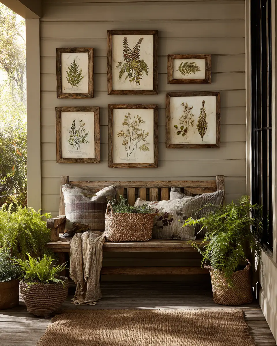 Earthy Vintage Porch Decor Ideas