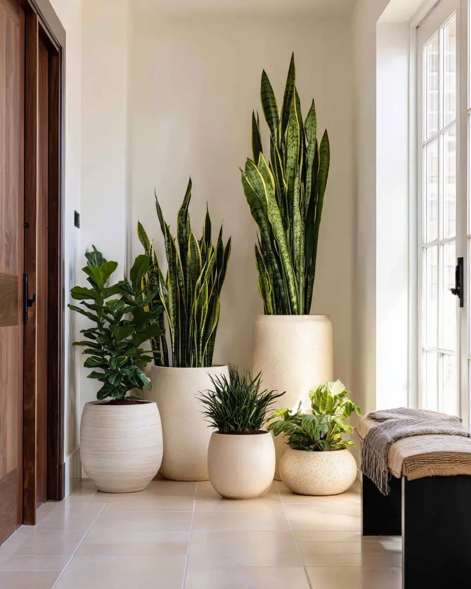 Earthy Zen Entryway Decor Ideas