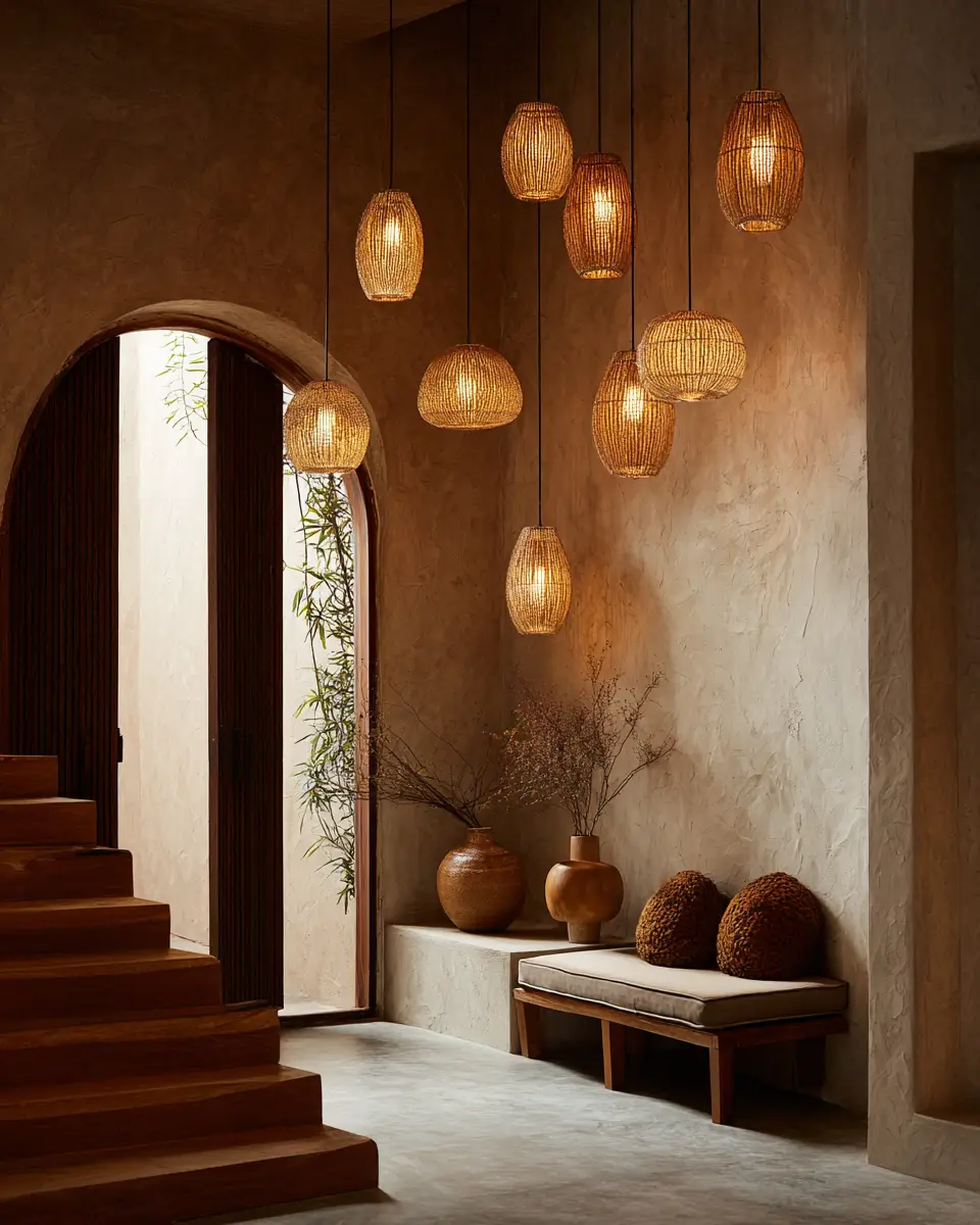 Earthy Zen Entryway Decor Ideas