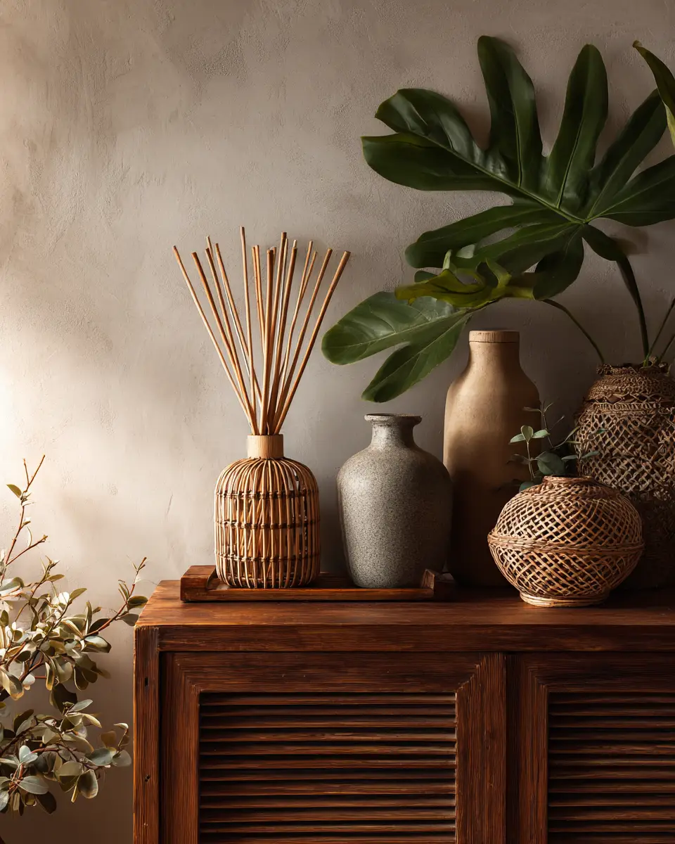 Earthy Zen Entryway Decor Ideas