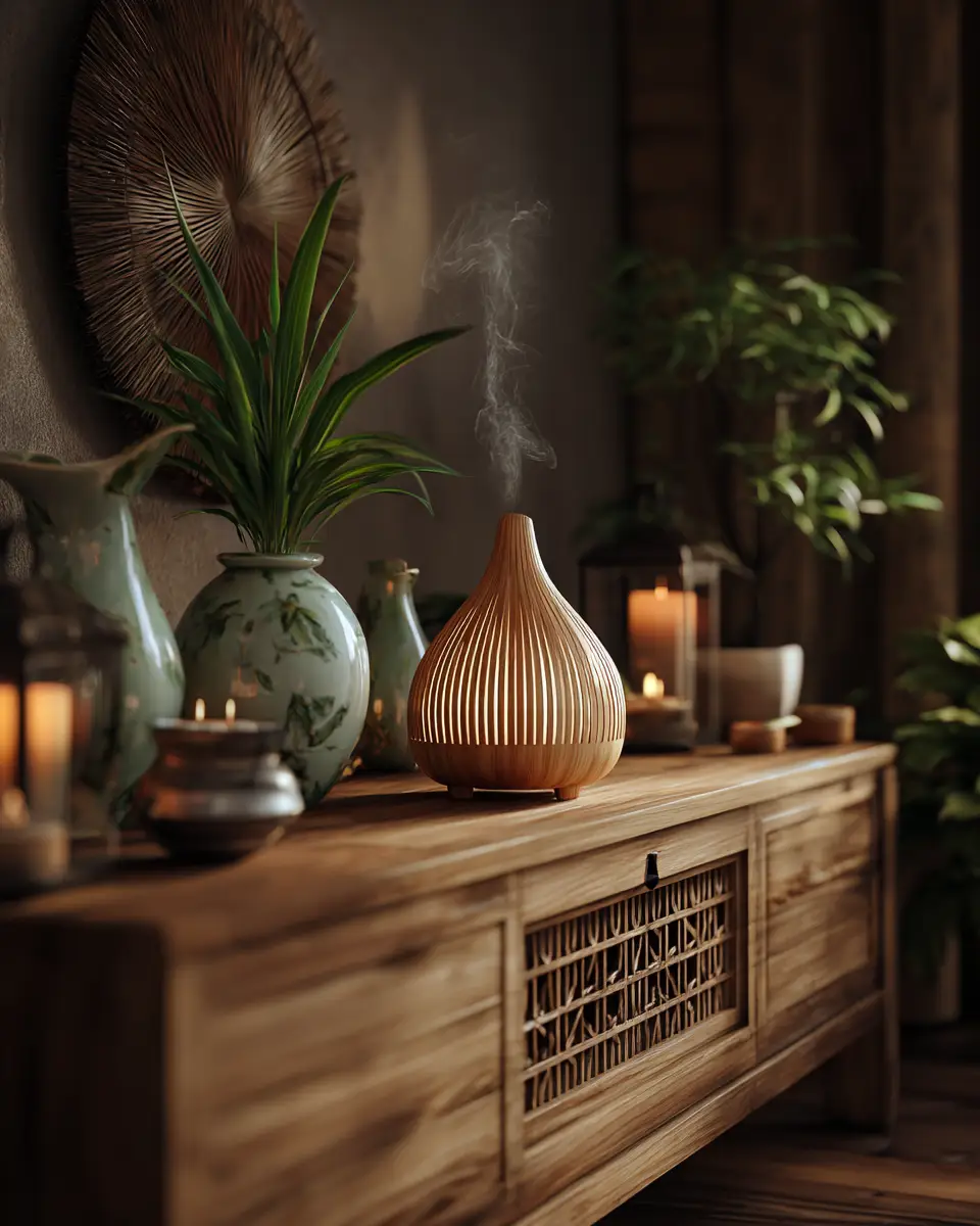 Earthy Zen Entryway Decor Ideas
