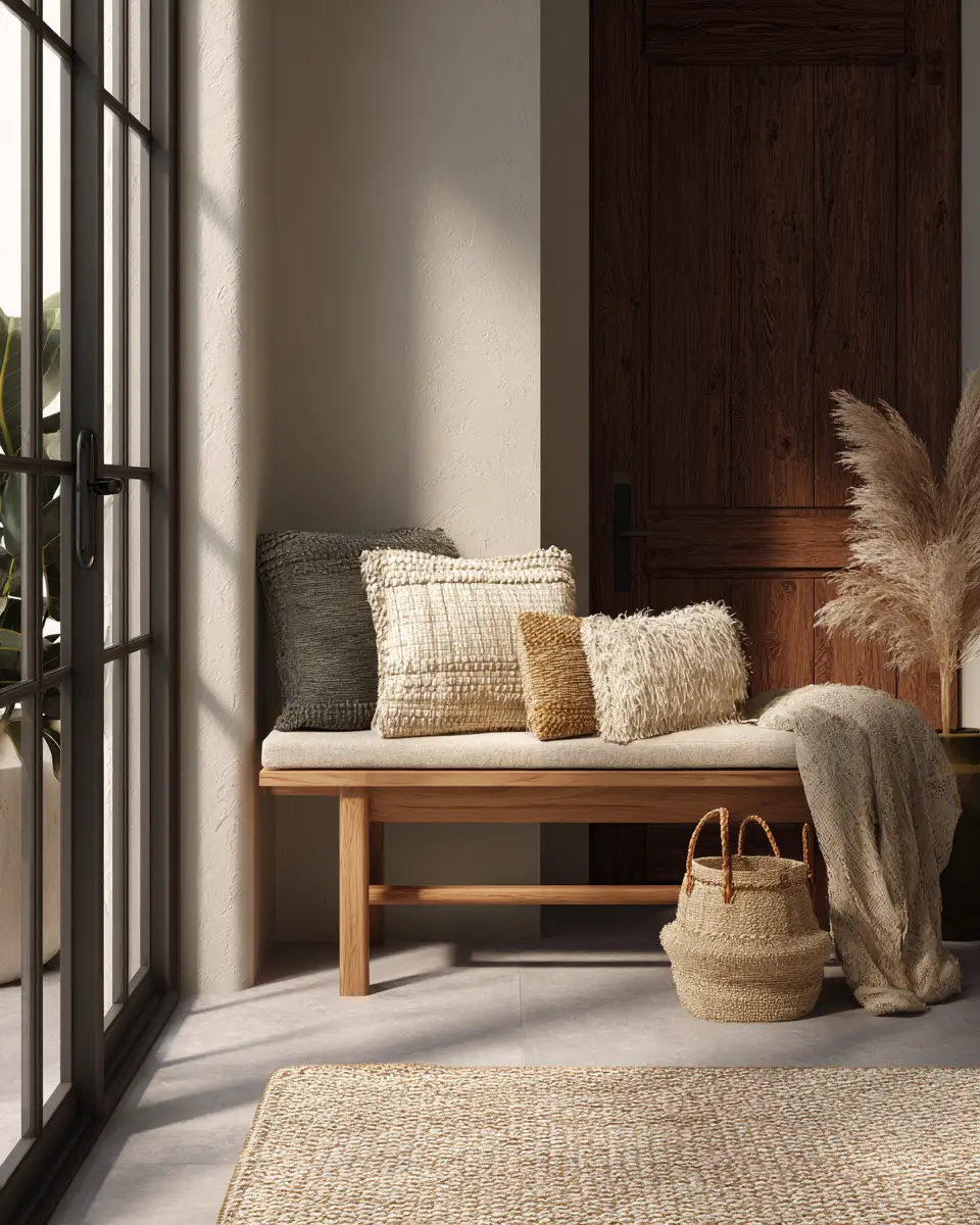 Earthy Zen Entryway Decor Ideas