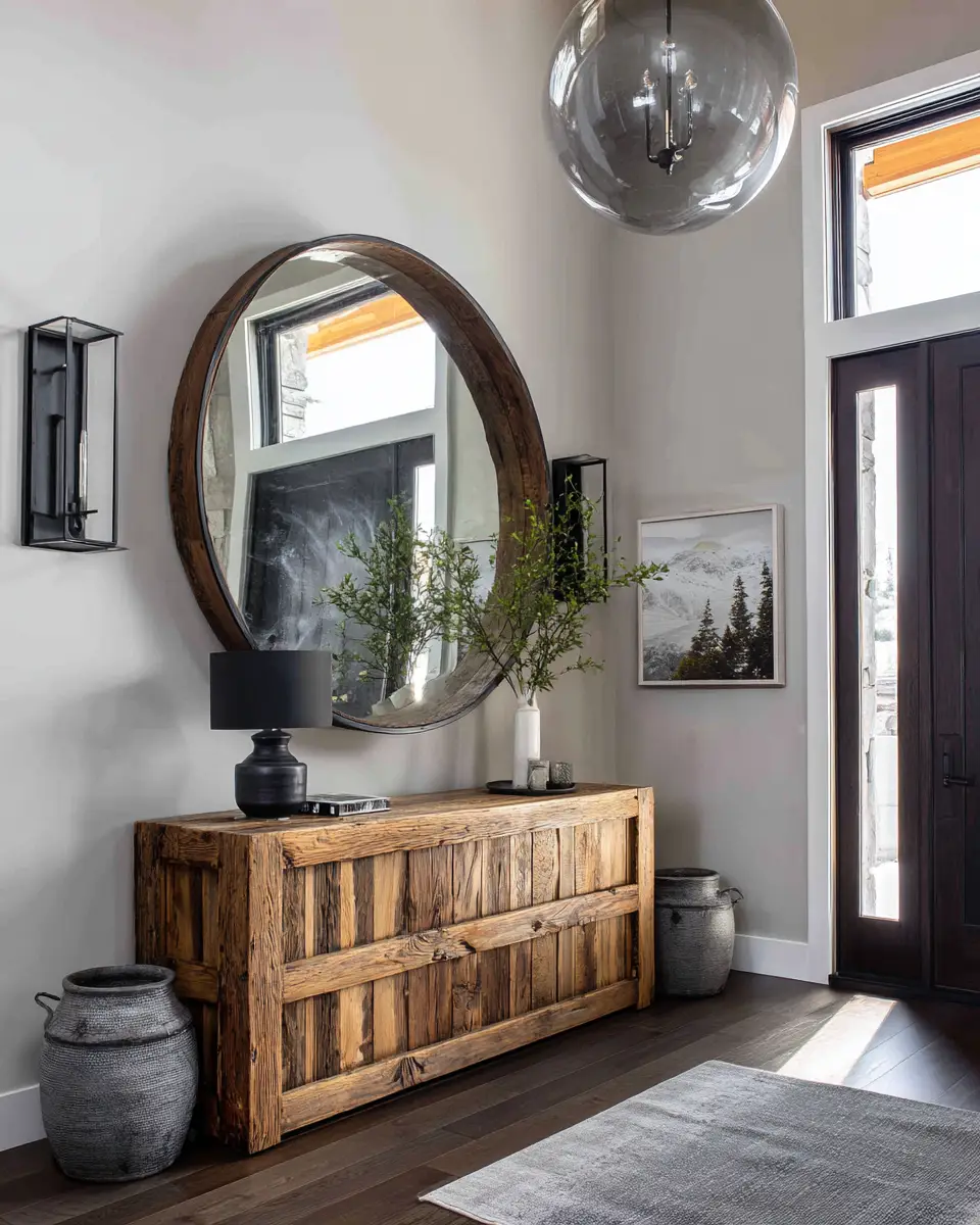 Earthy Zen Entryway Decor Ideas