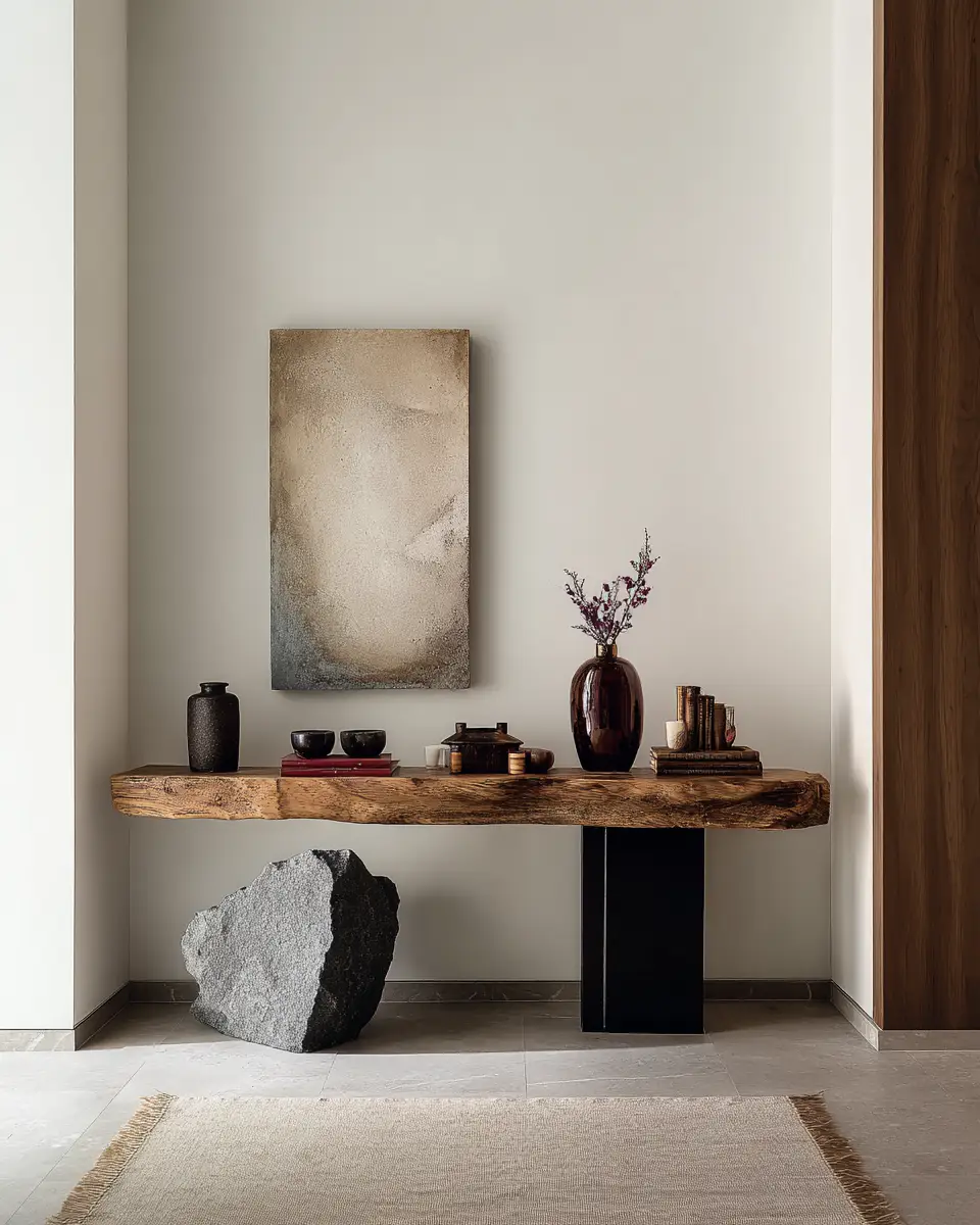 Earthy Zen Entryway Decor Ideas