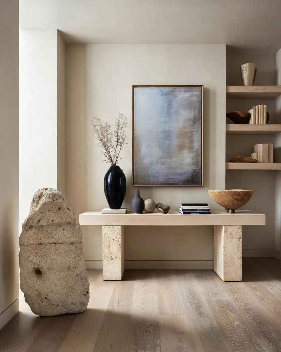 Earthy Zen Entryway Decor Ideas