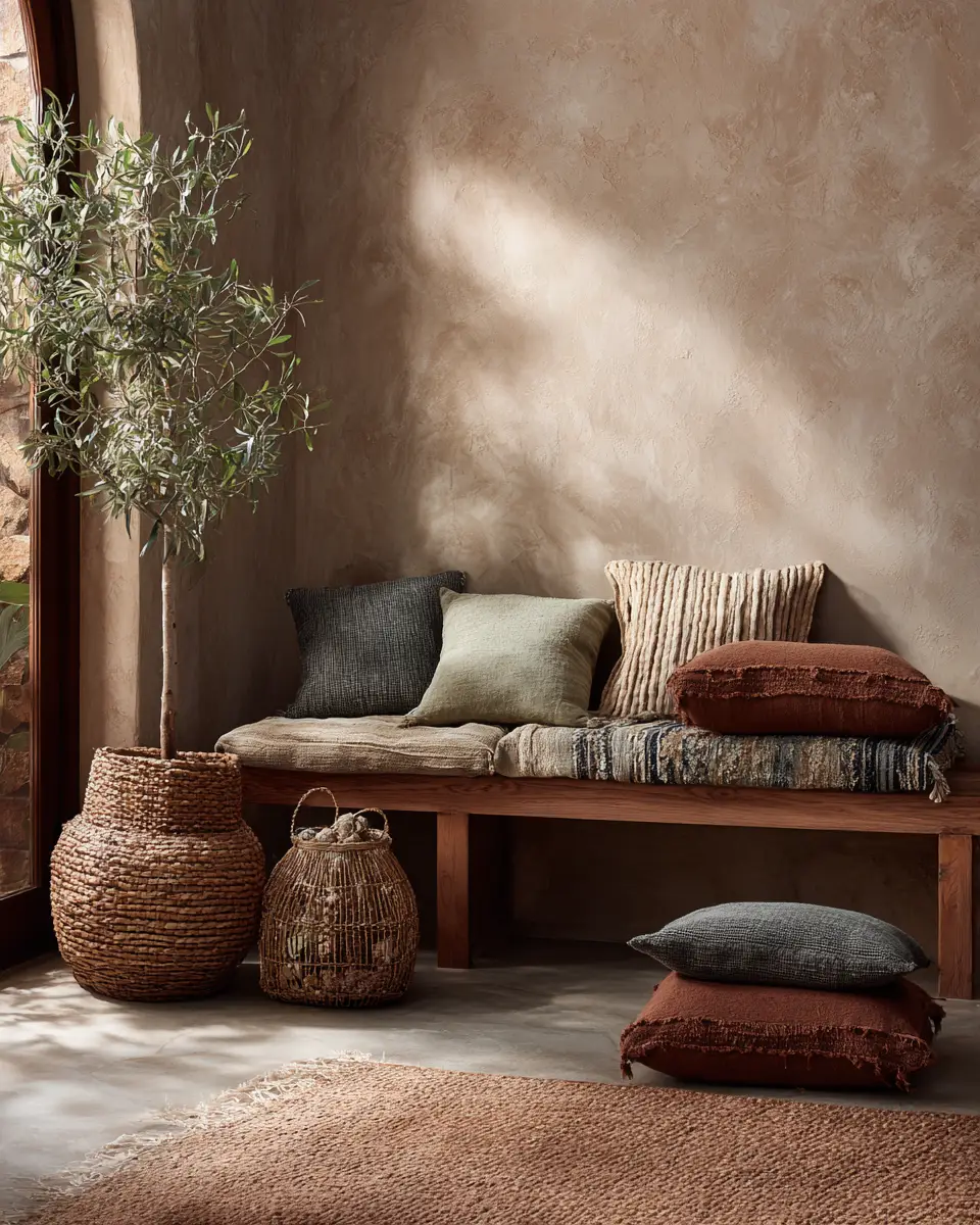 Earthy Zen Entryway Decor Ideas