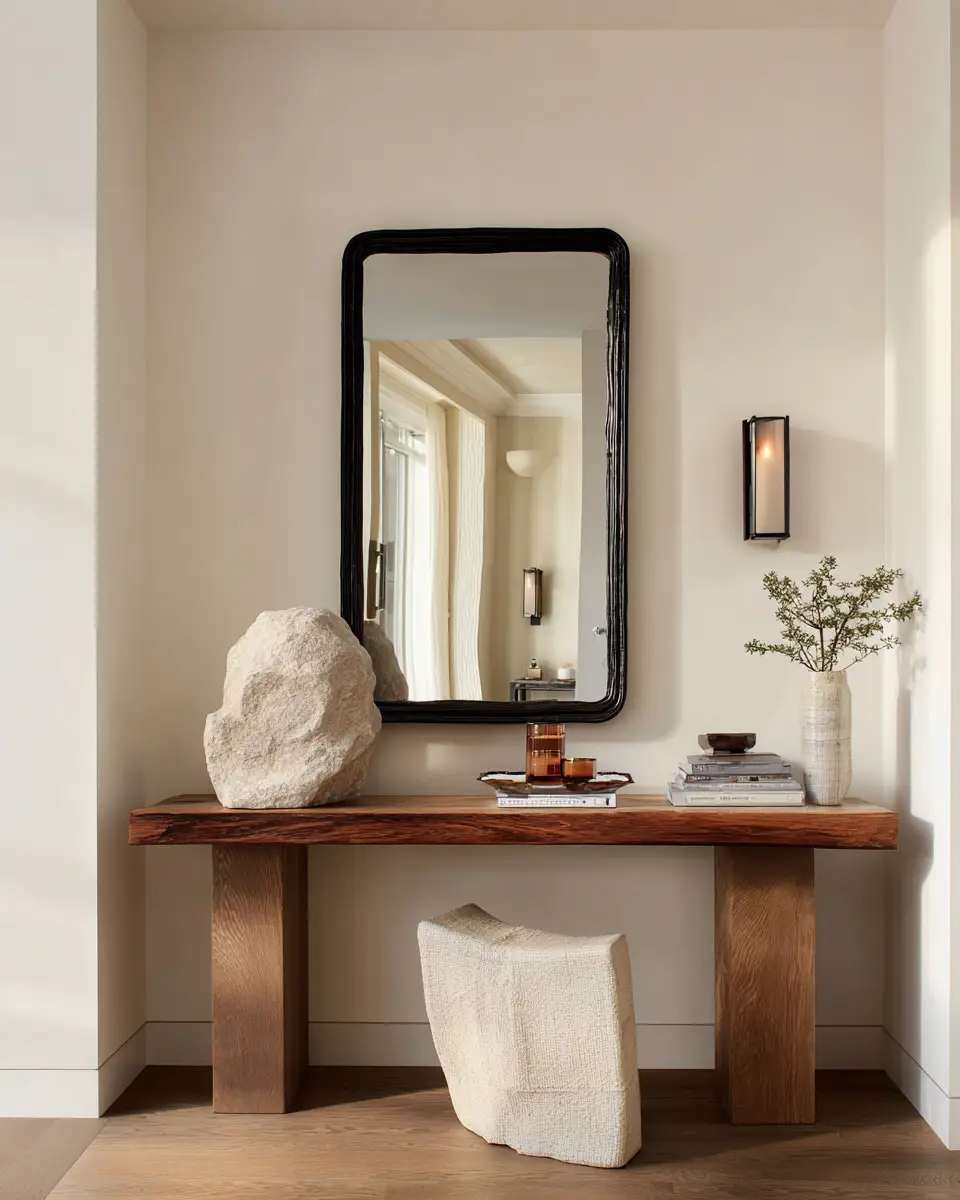 Earthy Zen Entryway Decor Ideas