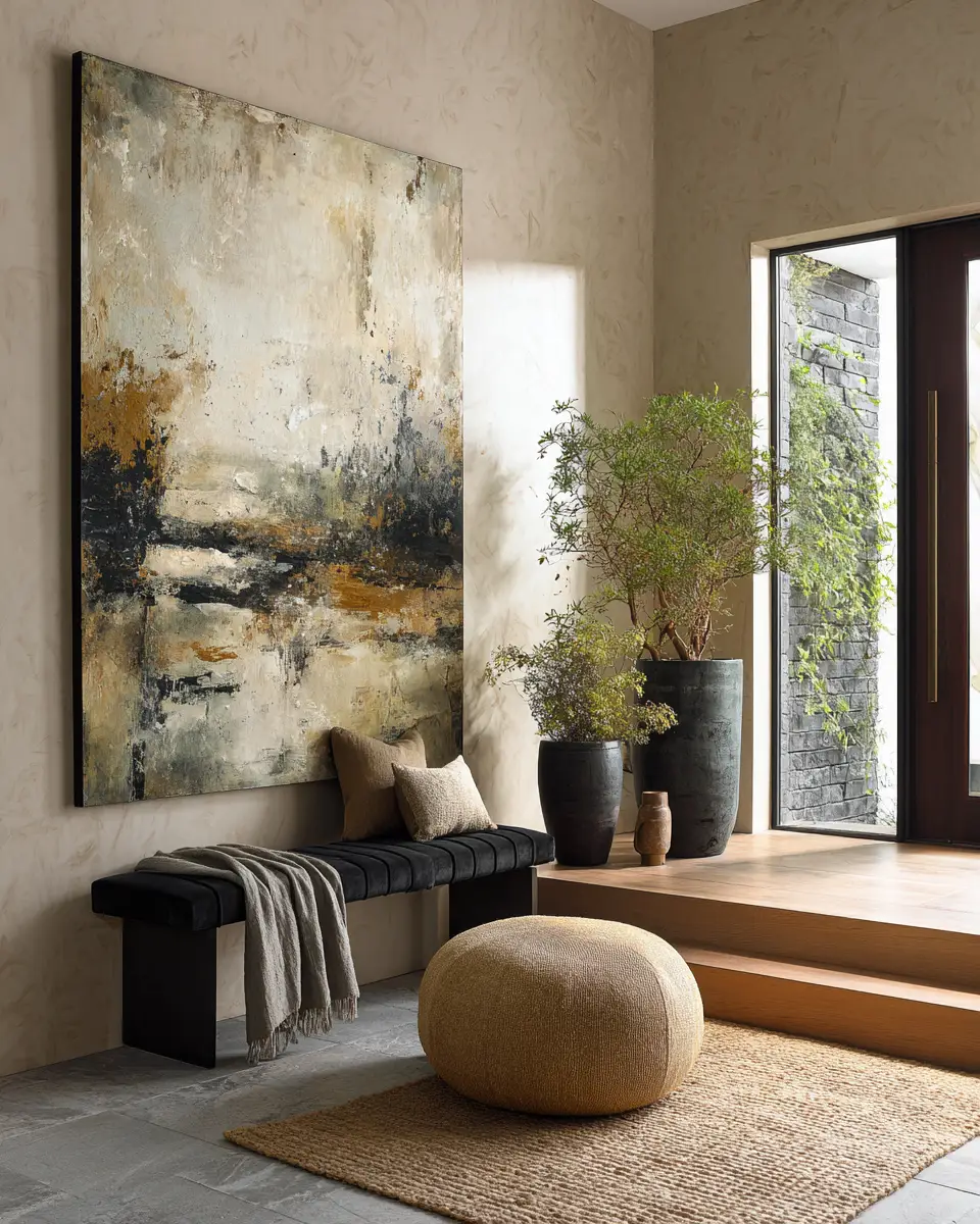 Earthy Zen Entryway Decor Ideas