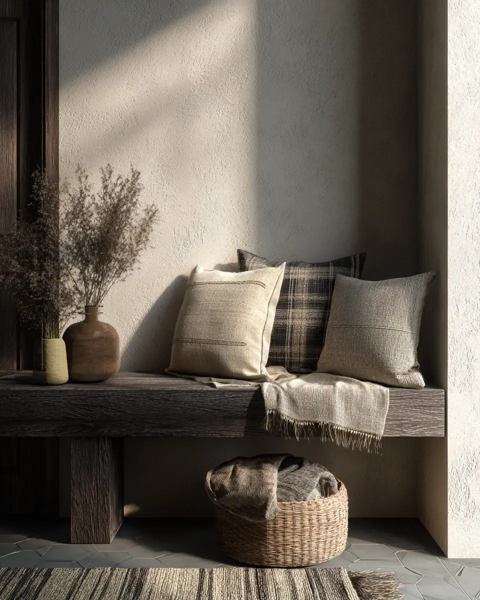 Earthy Zen Entryway Decor Ideas