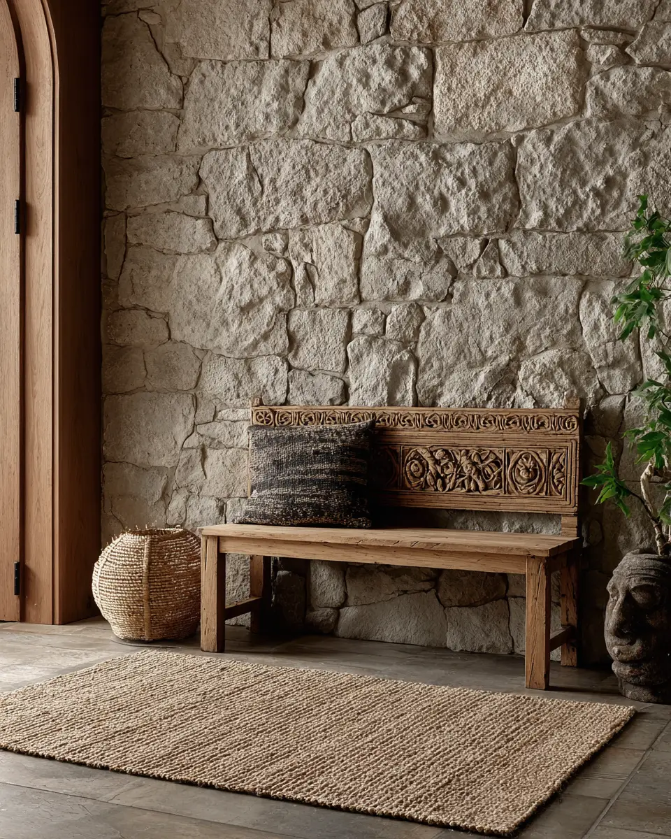 Earthy Zen Entryway Decor Ideas