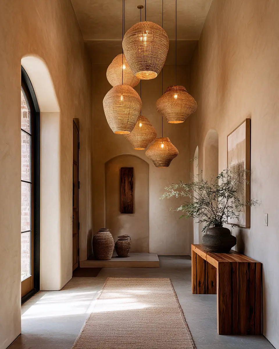 Earthy Zen Entryway Decor Ideas