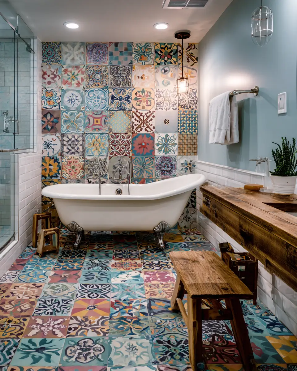 Eclectic Bathroom Decor Ideas