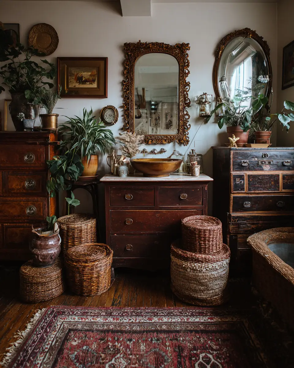 Eclectic Bathroom Decor Ideas