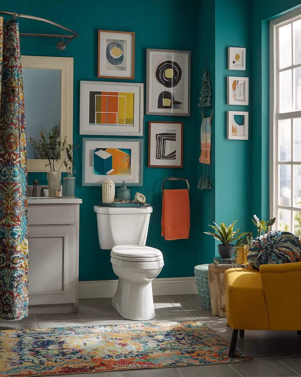 Eclectic Bathroom Decor Ideas