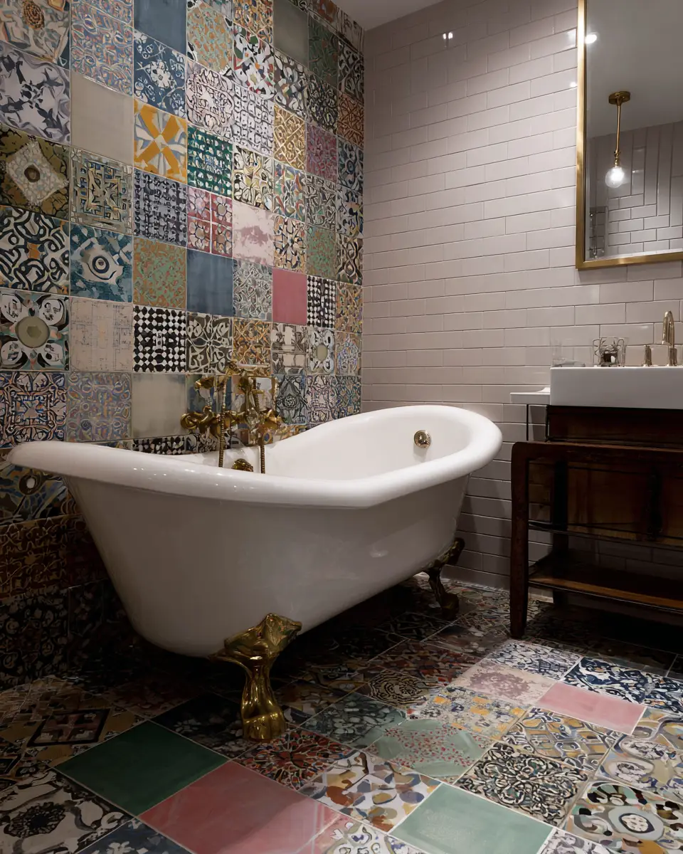Eclectic Bathroom Decor Ideas