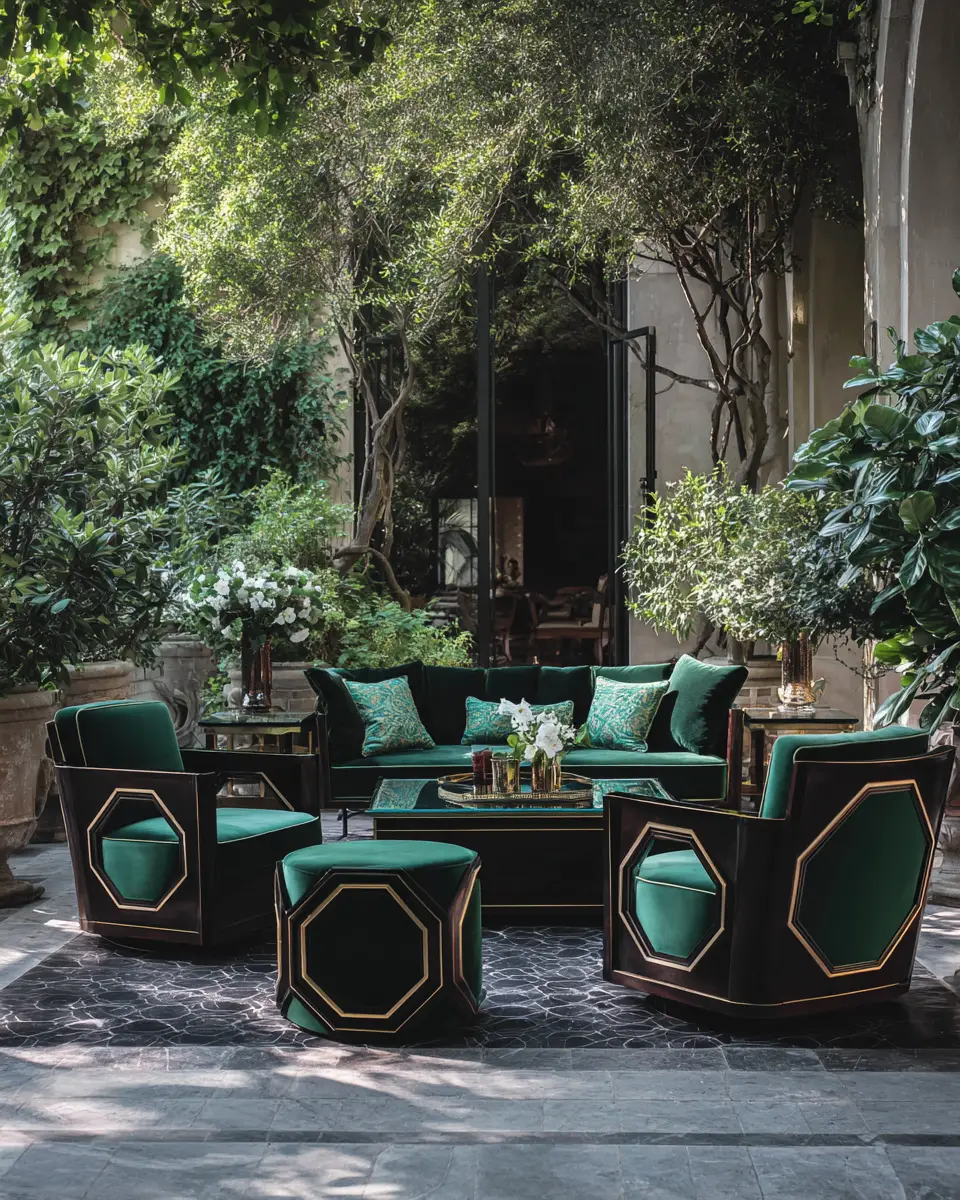 Elegant Art Deco Patio Decor Ideas