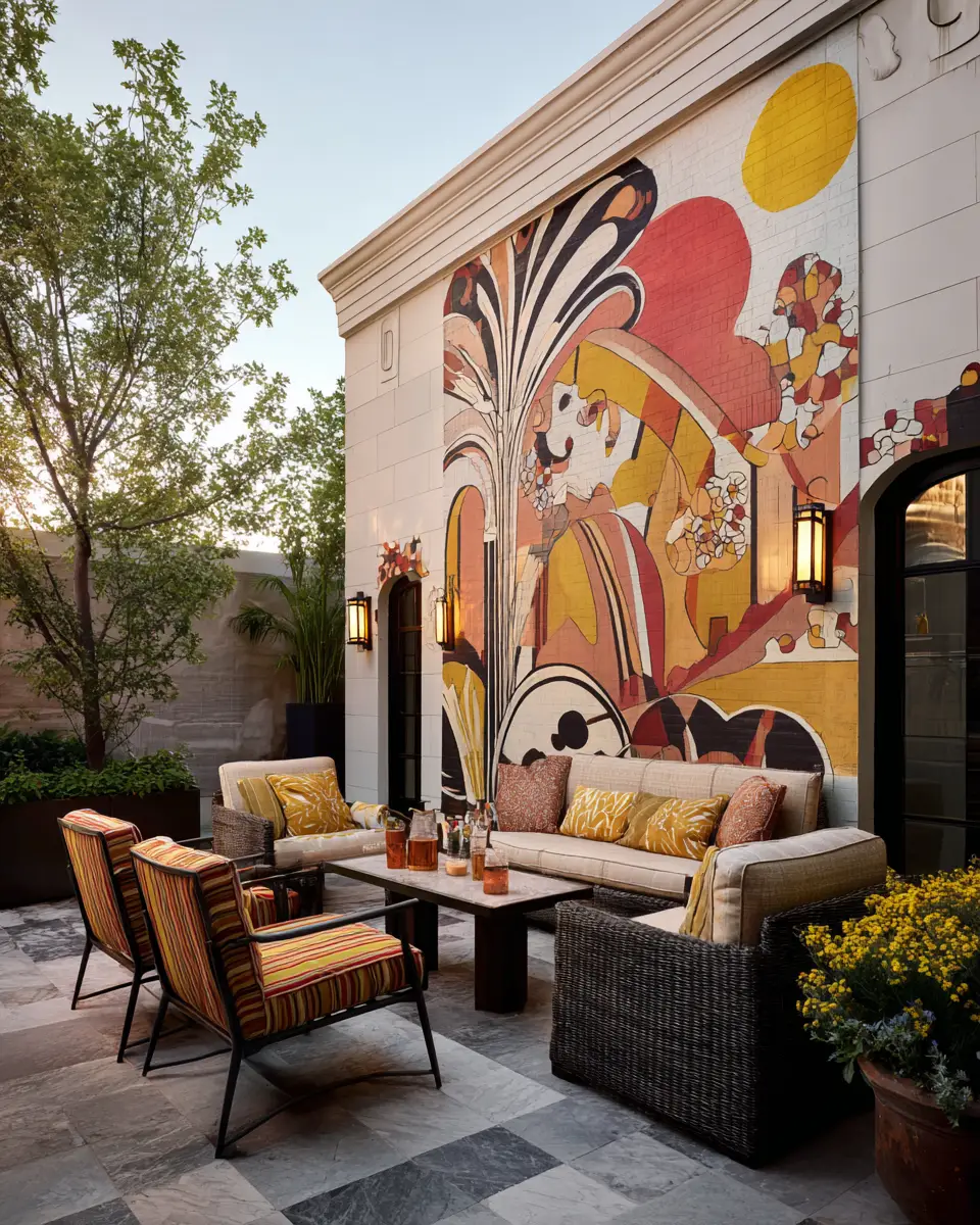Elegant Art Deco Patio Decor Ideas