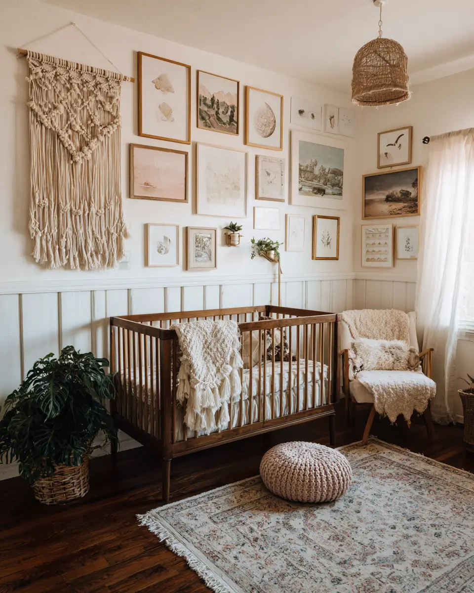 Elegant Boho Nursery Decor Ideas