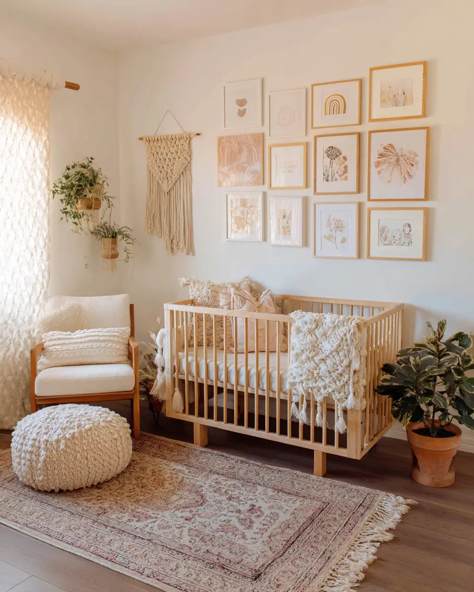 Elegant Boho Nursery Decor Ideas