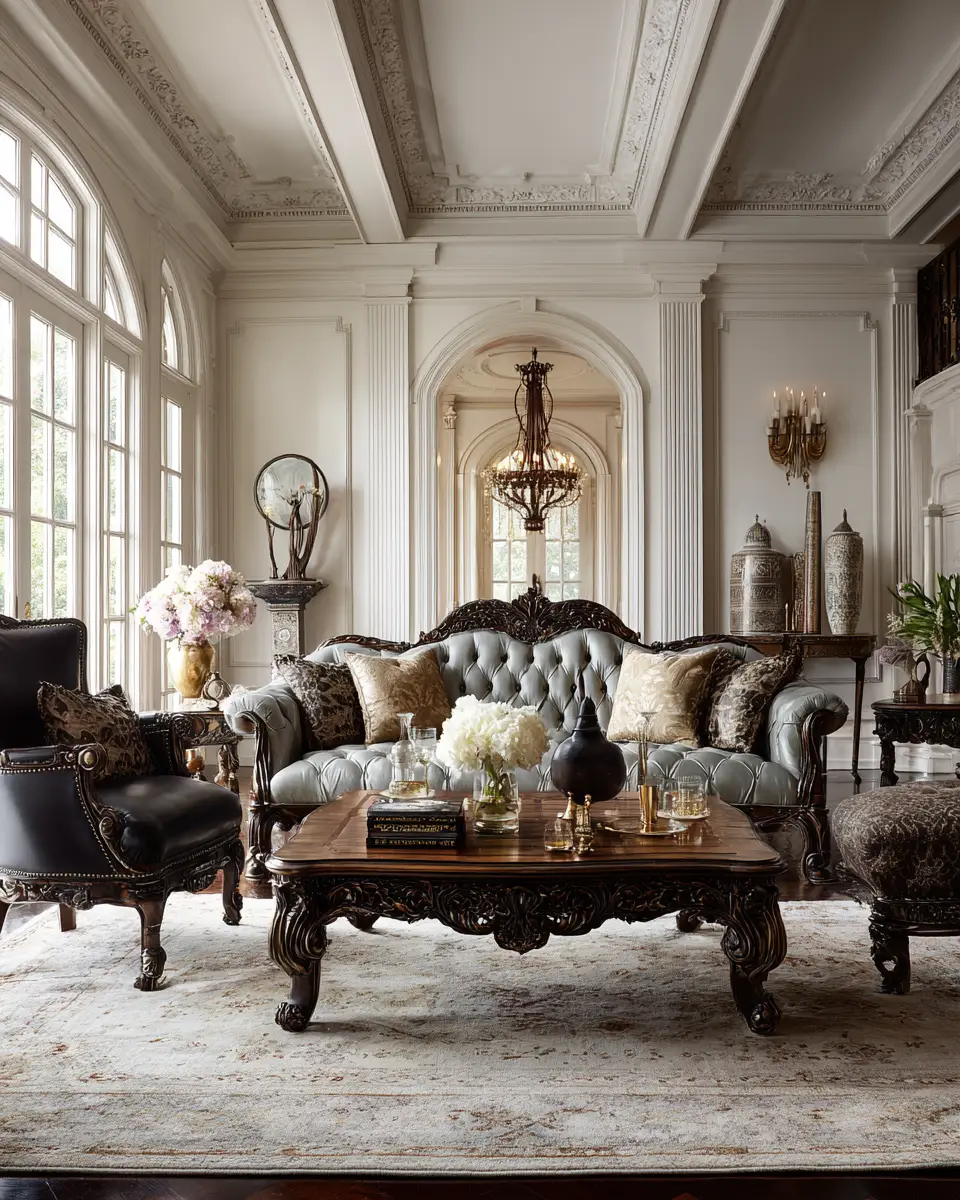 Elegant Classic Living Room Decor Ideas - Featured