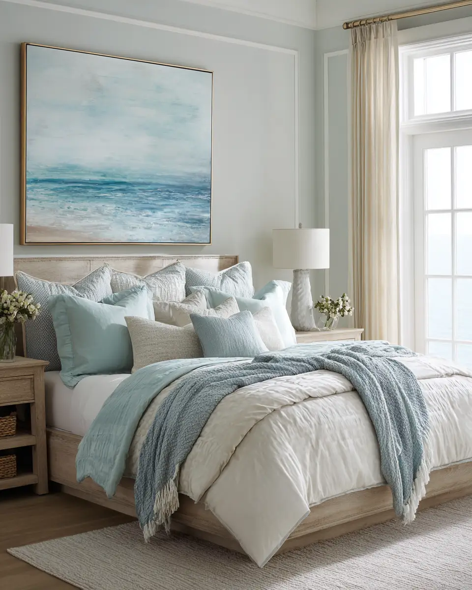 Elegant Coastal Bedroom Decor Ideas