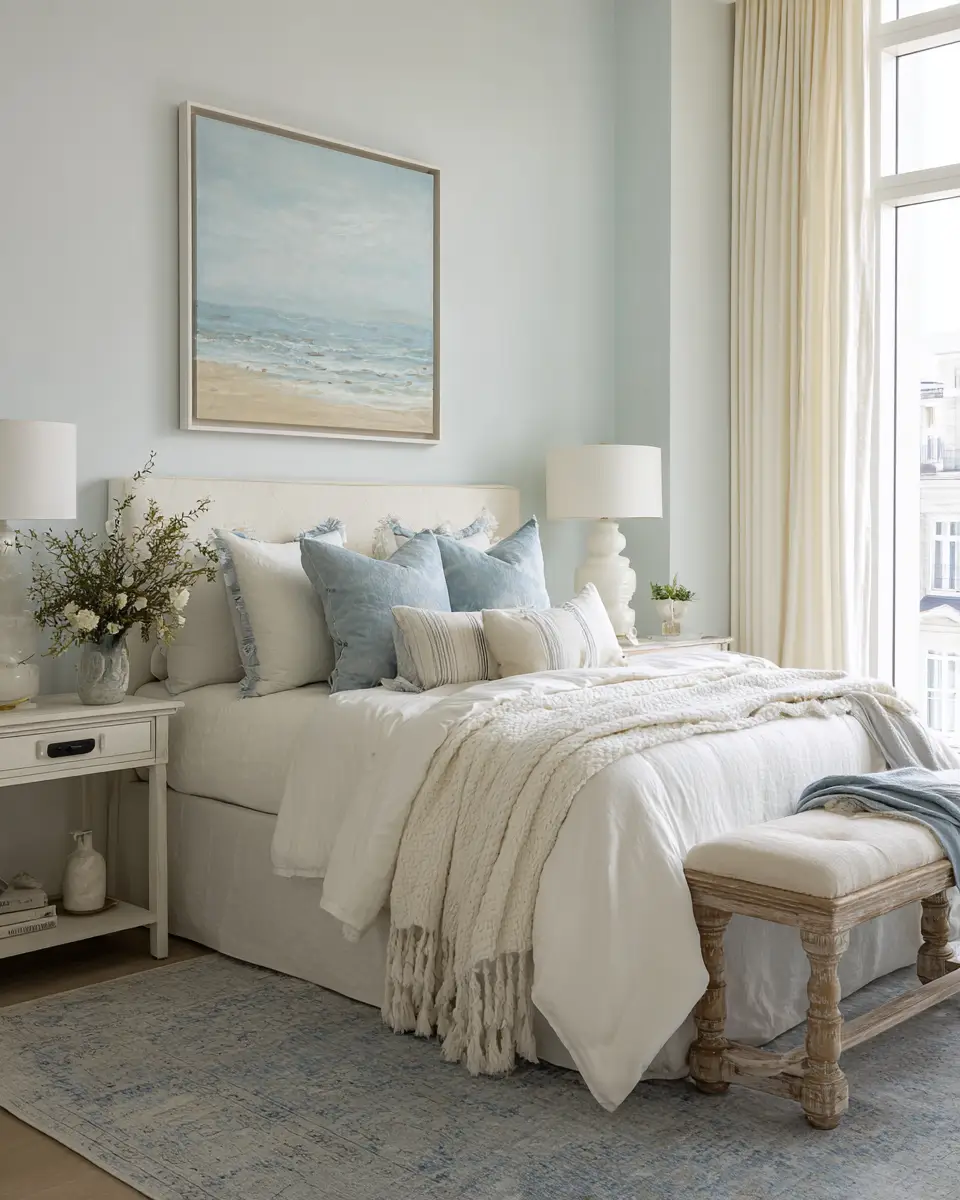 Elegant Coastal Bedroom Decor Ideas