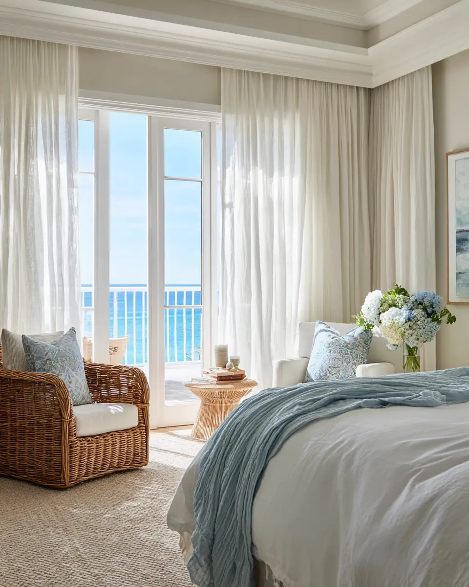 Elegant Coastal Bedroom Decor Ideas