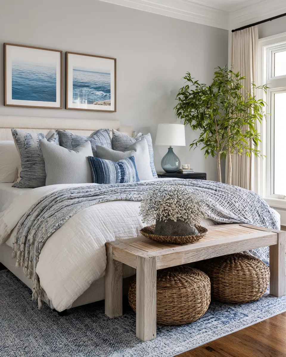Elegant Coastal Bedroom Decor Ideas