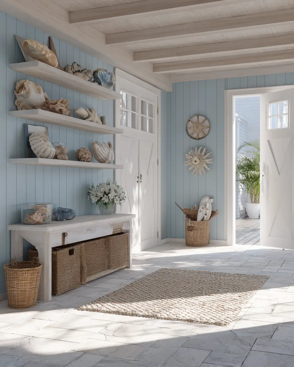 Elegant Coastal Garage Decor Ideas