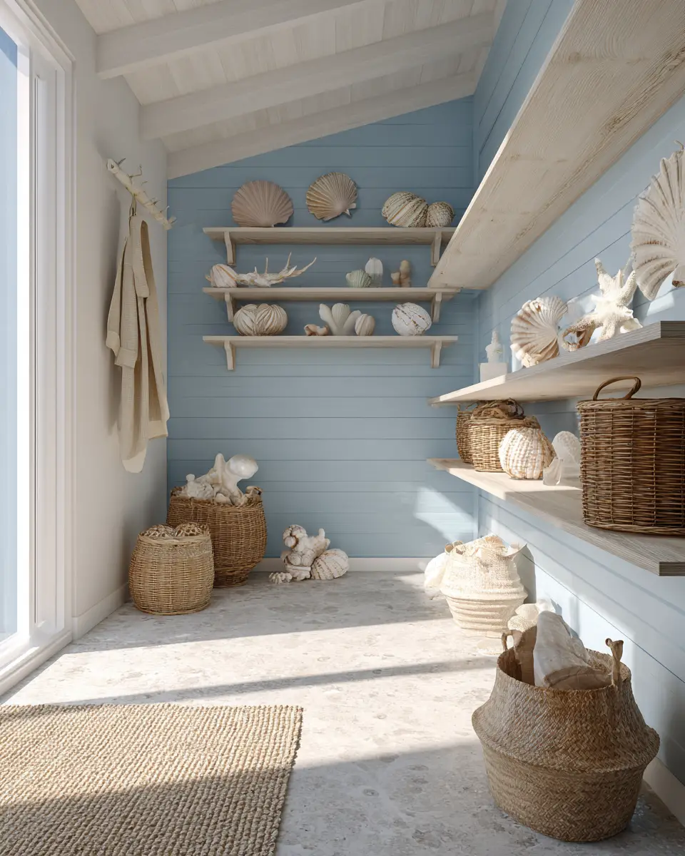 Elegant Coastal Garage Decor Ideas